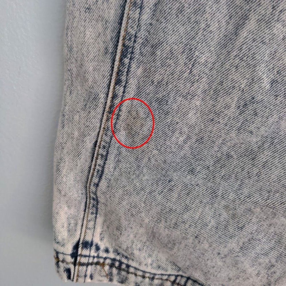 Vintage 80s Bugle Boys Tapered Jeans Acid Wash Denim Size 36L - Picture 11 of 11